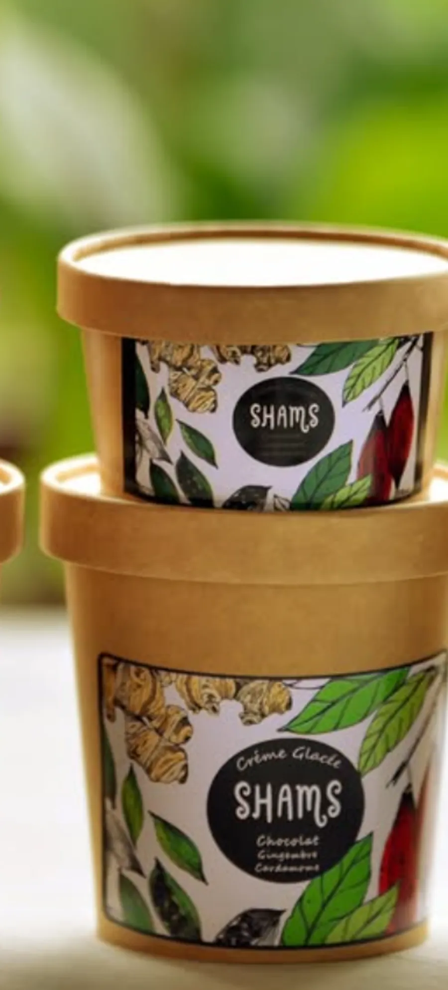 Pintes Chocolat, cardamome et gingembre — Shams, jardin