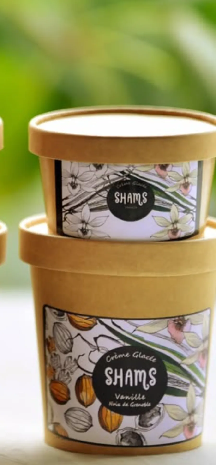 Pintes Vanille Noix de Grenoble — Shams, jardin